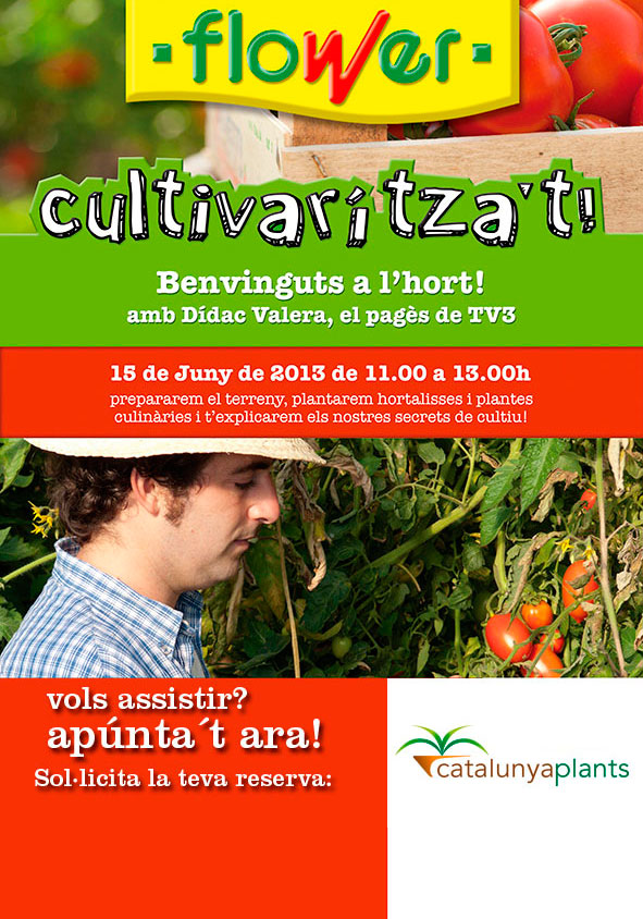 Jornada Hortícola amb Dídac Valera, el pagès de TV-3, al Garden Catalunya Plants