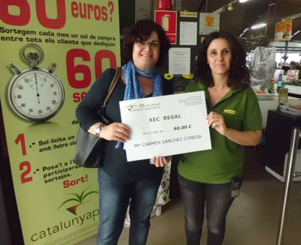 Resultat del Sorteig de Maig d´un Xec regal de 60€