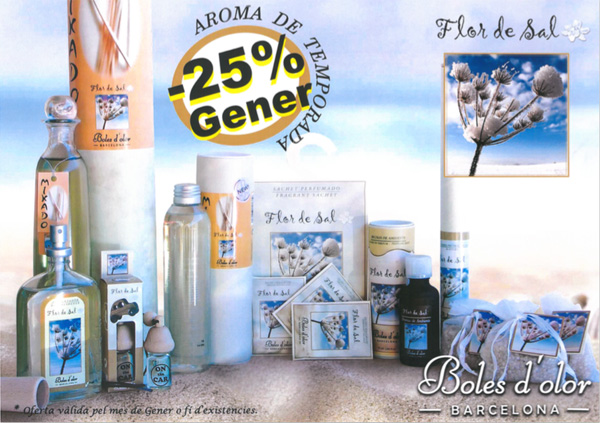 Flor de Sal: aroma del mes de Boles d’Olor amb 25% de descompte.
