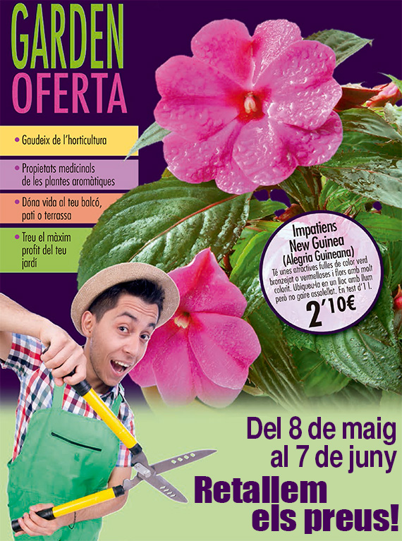 Del 8 de maig al 7 de juny retallem els preus!