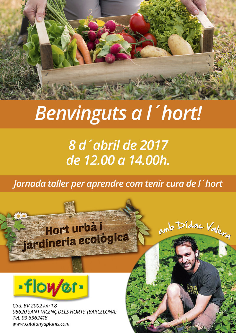 Jornada taller per aprendre com tenir cura de l´Hort amb Dídac Valera.