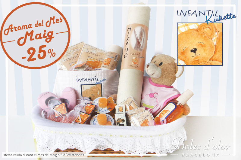 «Infantil Kukette”: aroma del mes de Boles d´Olor amb un 25% de descompte.